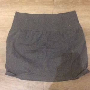 Express grey mini skirt